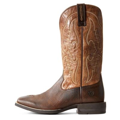 Ariat Round Pen Bakır / Kahverengi Western Csizma Erkek (30737-220)